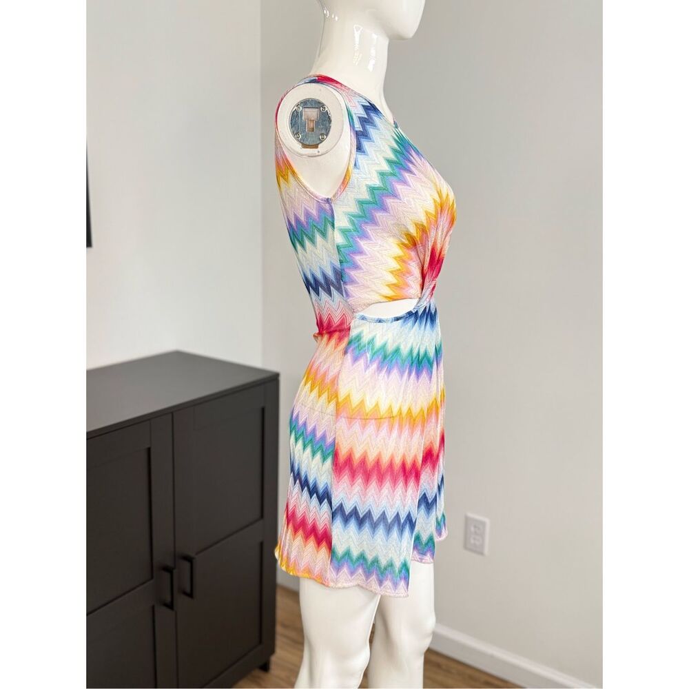 Missoni Chevron Short Cover Up Dress ZigZag print Size 38 / US 2 - Picture 5 of 10